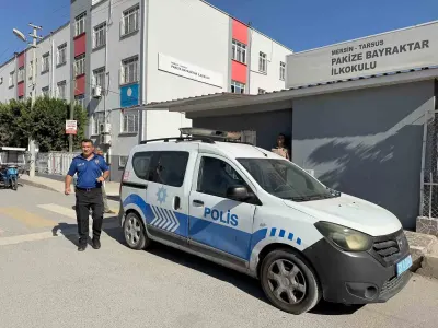 Mersin Tarsus’ta İlkokul Öğrencisinin Çantasından Ruhsatlı Tabanca Çıktı