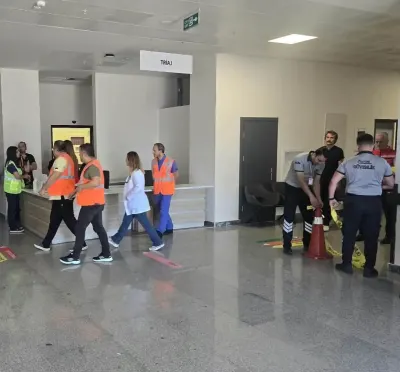 Akçakoca Devlet Hastanesinde Gerçeği Aratmayan Rehine Tatbikatı
