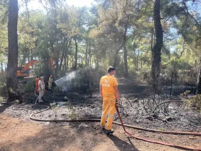 Antalya Kepez'de Orman Yangını Kontrol Altına Alındı