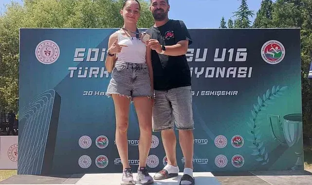Atlet Alya Gül Keskin, U16 Türkiye Şampiyonu oldu