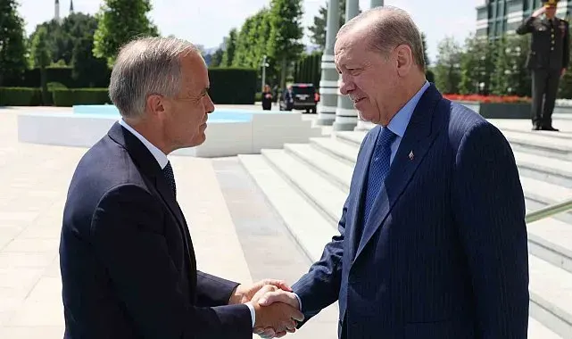 Cumhurbaşkanı Erdoğan, Kanada Başbakanı Mark Carney'i kabul etti