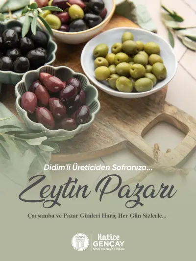 Didimli Zeytin Üreticilerine Özel Pazar Müjdesi
