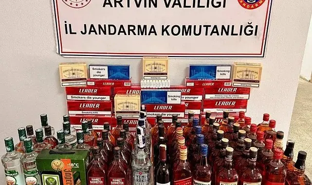 Artvin'de jandarmadan kaçakçılık operasyonu