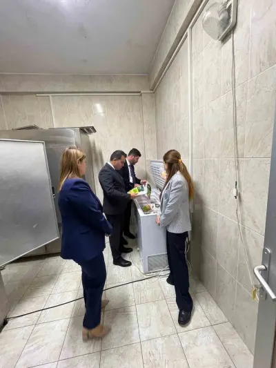 Bilecik Bozüyük'te Çocuk Evleri Sitesi Yemekhanesinde Denetim