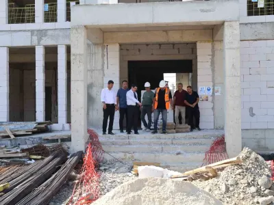 Arsuz'da Yapımı Süren İki Yeni Anaokulu İçin İnceleme Gerçekleştirildi
