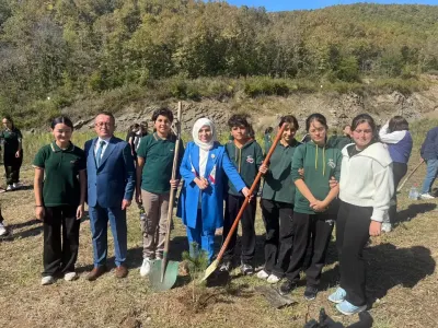 Düzce ile Kamerun Arasındaki Kardeş Okul Projesinde Anlamlı Hatıra Ormanı
