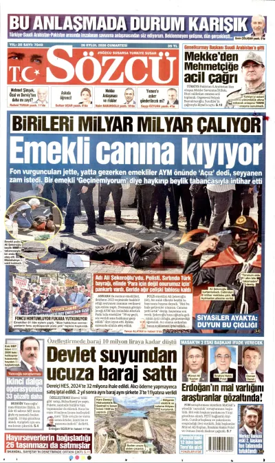 Sözcü manşeti