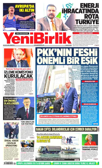 YeniBirlik manşeti