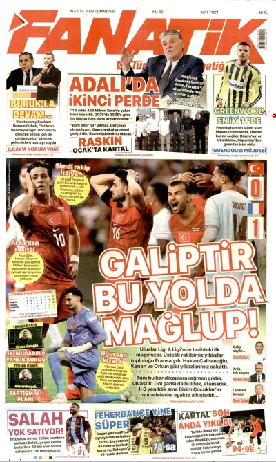 Fanatik manşeti