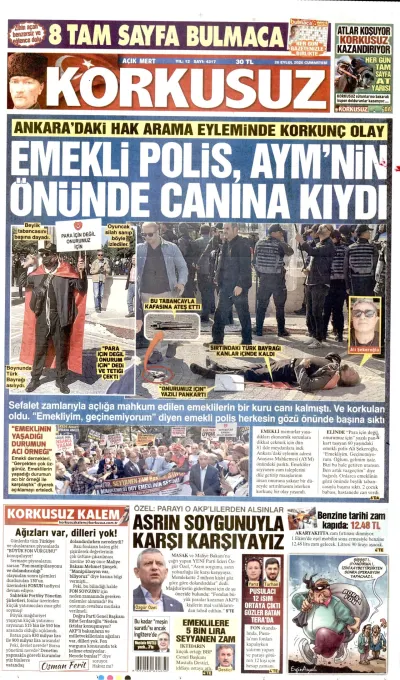 Korkusuz manşeti