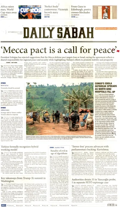 Daily Sabah manşeti