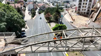 Kocaeli'de Santral Rampası'nda Üstyapı Sonrası Çevre Düzenlemesi Başladı