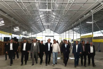 Ağrı Valisi Önder Bozkurt Diyadin Jeotermal Sera OSB'de Çalışmaları İnceledi