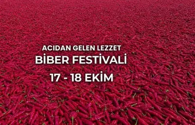 Kilis Biberi İçin Geri Sayım: 17-18 Ekim Tarihlerinde Festival Heyecanı Başlıyor