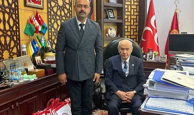 Başkan Kavaklıgil, MHP Genel Başkanı Bahçeli'ye ilçedeki çalışmalarla ilgili bilgi verdi