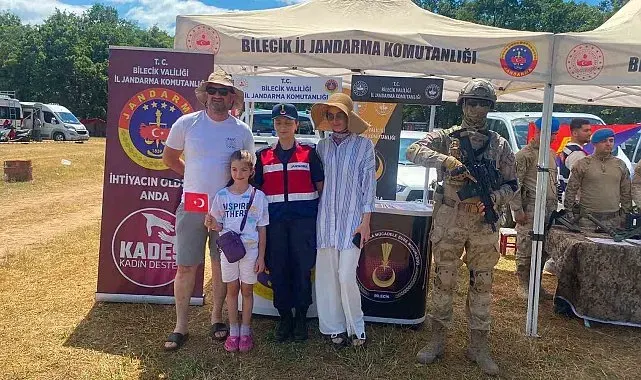 350 karavanın katıldığı festival jandarmanın sıkı denetimiyle tamamlandı
