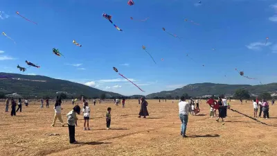 Menteşe'de Geleneksel Şenlik: Gökyüzü Renkli Uçurtmalarla Doldu