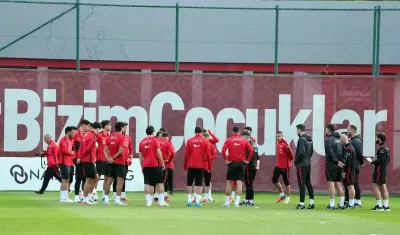 A Milliler İtalya Maçının Provasına Başladı