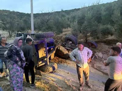 Aydın Bozdoğan'da Traktör Kazası: Sürücü Yaralandı