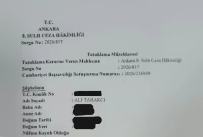 Sosyal Medyadaki İstifa Paylaşımı Sonrası Ali Tarakcı Tutuklandı