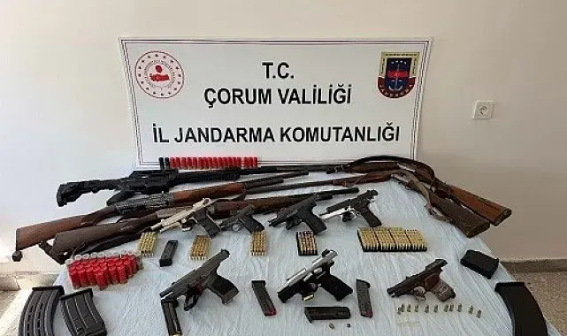 Çorum'da bu yıl kutlamalarda havaya ateş açan 28 kişiye adli işlem yapıldı