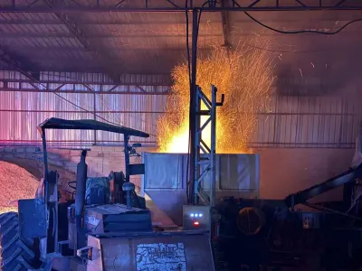 Kayseri'de Kereste Fabrikasında Yangın Panik Yarattı