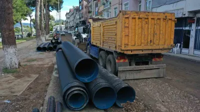 Ordu Perşembe'de Yağmur Suyu Altyapısı Yenileniyor