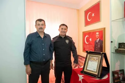 Bilecik Emniyet Müdürü Erdem Çağlar'dan Şehit İlhan Ongan'ın Ailesine Ziyaret
