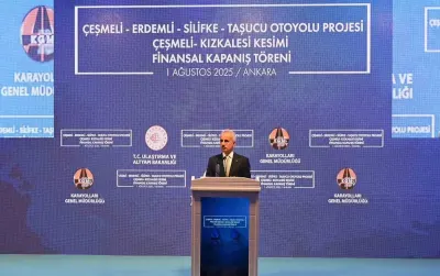 Çeşmeli-Kızkalesi Otoyolu'nda Sona Yaklaşıldı: Fiziki Gerçekleşme Yüzde 98 Oldu