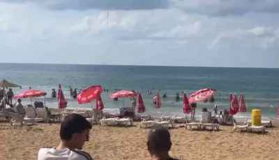 Alanya Açıklarında Oluşan Hortum İlgiyle İzlendi