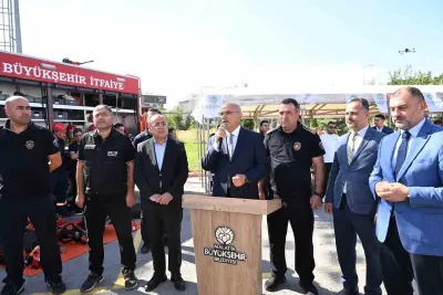Malatya'da İtfaiye Teşkilatına Yeni Araç Filosu ve Modern Binalar