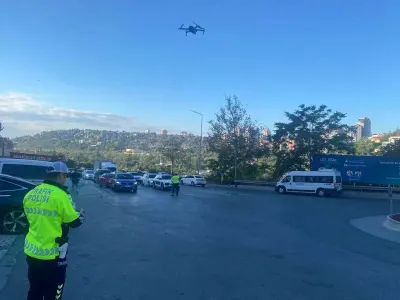 Başakşehir'de Havadan Trafik Denetimi: 83 Sürücüye Ceza Kesildi