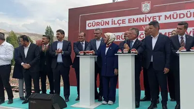 Sivas Gürün'de Depremde Yıkılan Kurum Binaları İçin Temel Atıldı