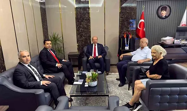 KKTC 5. Cumhurbaşkanı Tatar, Anamur Adalet Sarayını ziyaret etti