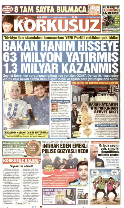 Korkusuz manşeti