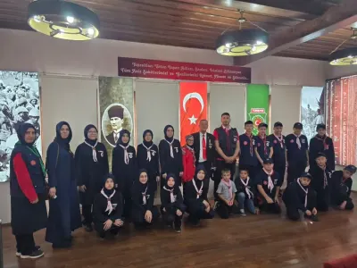 Kütahya'da İzcilerden Anlamlı Ziyaret: Gazilerle Buluştular