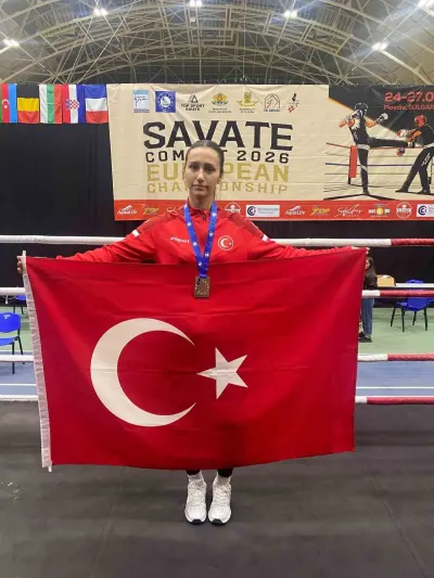 Milli Sporcu Elif Kaya Avrupa İkincisi Oldu