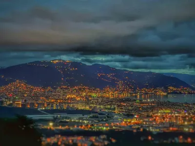 Ordu'nun Gece Manzarası Büyülüyor