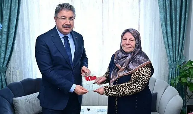 Vali Yılmaz, Merhum Kıbrıs Gazisi Tınmaz'ın ailesine taziye ziyaretinde bulundu