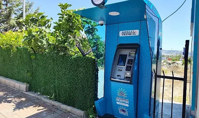Adıyaman'da hizmet veren akıllı vezneler 8 noktada hizmet vermeye başladı