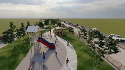Kepez'in Fevzi Çakmak Mahallesi'ne modern kanal boyu park projesi