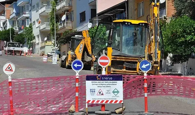 Bozdoğan'da doğalgaz için ilk kazma vuruldu