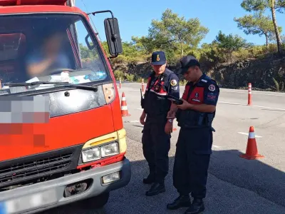 Muğla'da Jandarma Trafik Denetimleri: Bir Haftada 202 Araç Trafikten Men Edildi