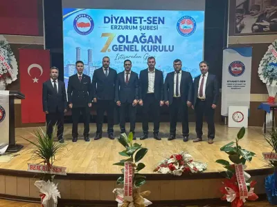 Diyanet-Sen Erzurum Şubesi 7. Olağan Genel Kurulu'nu Tamamladı