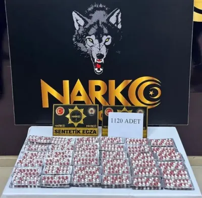 Yozgat'ta Uyuşturucu Operasyonu: 1 Bin 120 Hap Yakalandı