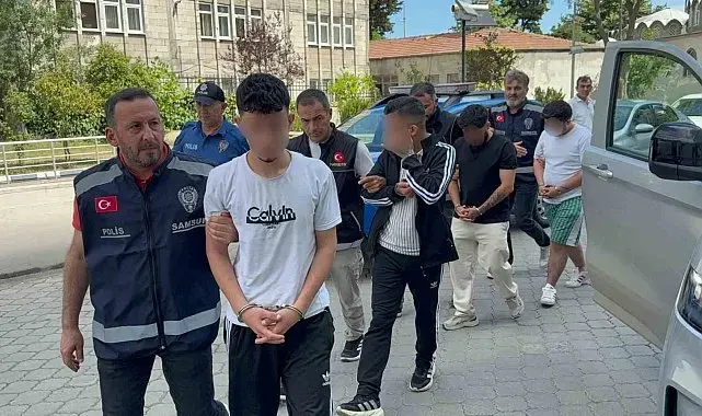 Samsun'da uyuşturucu ticaretinden 4 kişi adliyeye sevk edildi