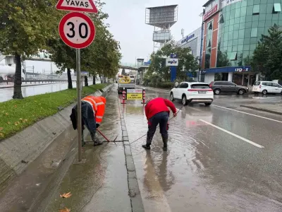 Kocaeli'de Sağanak Yağış Önlemleri: Ekipler Sahada Teyakkuzda