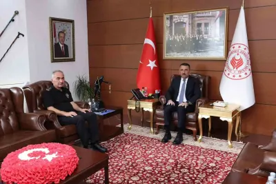 Zonguldak İl Emniyet Müdürü İbrahim Kaba'dan Vali Hacıbektaşoğlu'na Makam Ziyareti