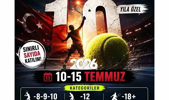 Muğla'da 15 Temmuz'a özel tenis turnuvası düzenlenecek