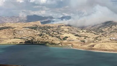 Tunceli Mazgirt'te Kırsal Alan Yangını: Ekiplerin Müdahalesi Devam Ediyor